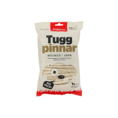 Tuggpinnar Rullade 100p Vit 12,5cm